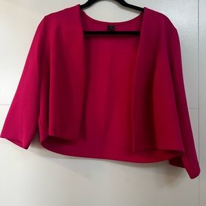 SHEIN Size XL Hot Pink Cropped Blazer Jacket